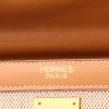 Sac à main Hermès  Kelly 35 cm en cuir Chamonix gold et toile beige - Detail D2 thumbnail