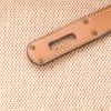 Sac à main Hermès  Kelly 35 cm en cuir Chamonix gold et toile beige - Detail D4 thumbnail