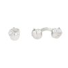 Hermès  pair of cufflinks in silver - 00pp thumbnail