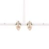 Pendientes Bulgari Serpenti Seduttori de oro rosa, diamantes y malaquita - 360 thumbnail