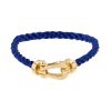 Bracciale Fred Force 10 modello grande in oro giallo e nylon - 00pp thumbnail