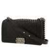 Sac bandoulière Chanel  Boy en cuir matelassé noir - 00pp thumbnail