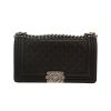 Sac bandoulière Chanel  Boy en cuir matelassé noir - 360 thumbnail