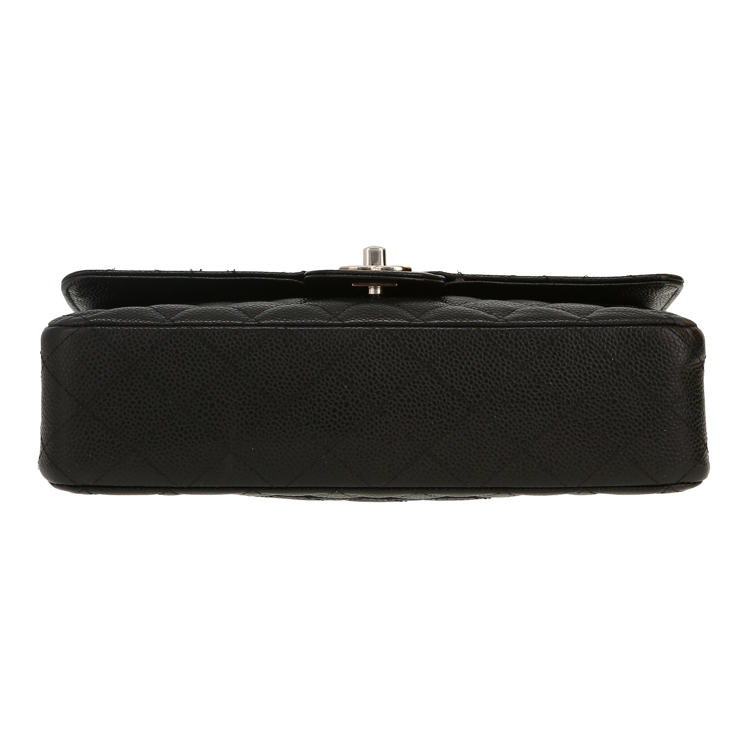 Borsa Chanel  Timeless Classic in pelle martellata e trapuntata nera - Detail D1