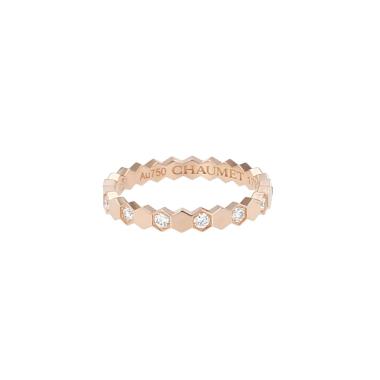 Sortija Chaumet Bee my Love de oro rosa y diamantes