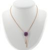 Collier Boucheron Grains de Mûre en or rose et améthyste - 360 thumbnail