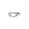 Fred Force 10 medium model ring in white gold and diamonds - 00pp thumbnail