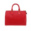 Sac à main Louis Vuitton  Speedy 25 en cuir épi rouge - 360 thumbnail