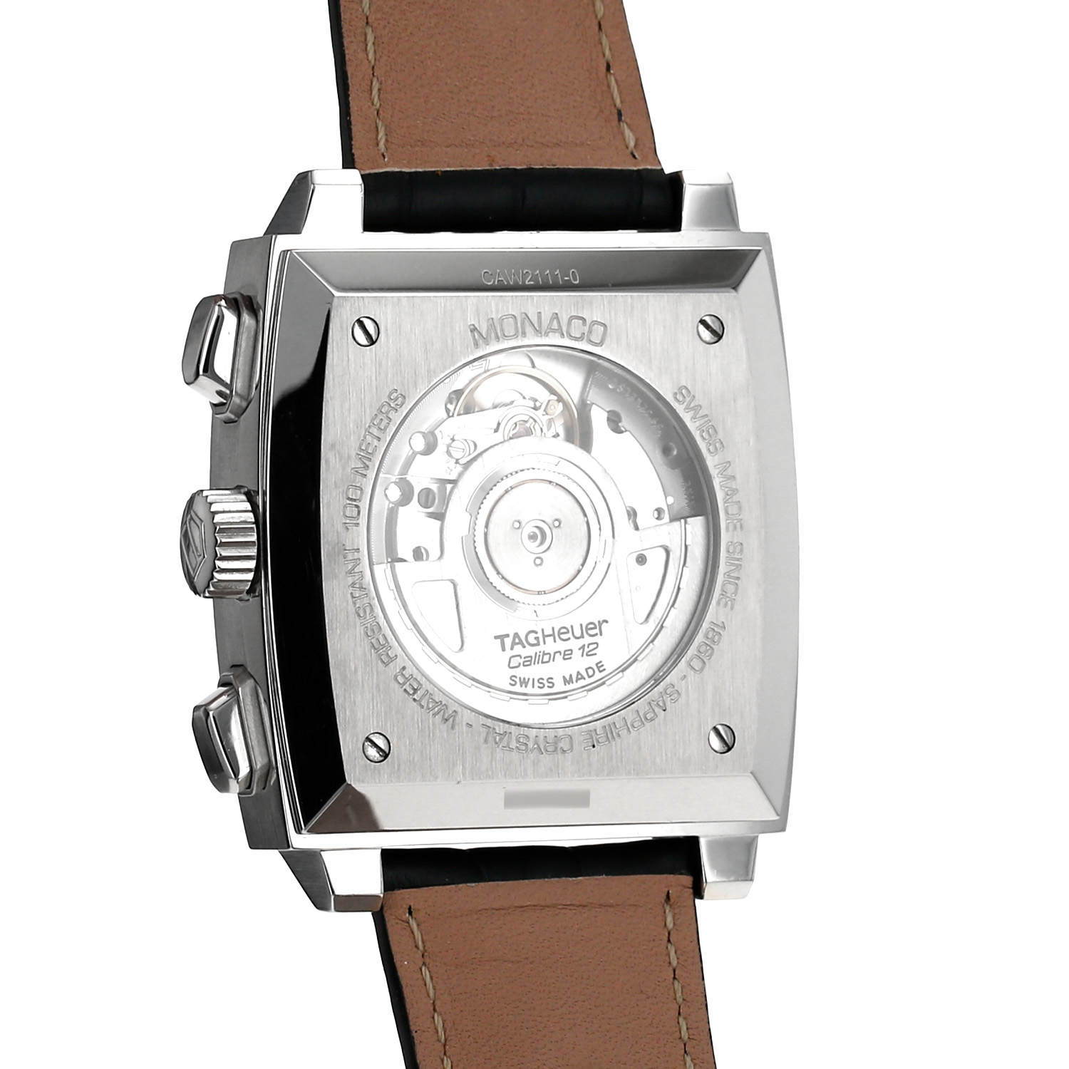 TAG Heuer Monaco  in stainless steel Ref: Tag Heuer - 2111  Circa 2014 - Detail D3