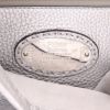 Fendi  Peekaboo Selleria medium model  handbag  in silver grained leather - Detail D2 thumbnail