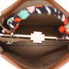 Borsa a tracolla Fendi  Peekaboo modello medio  in pelle martellata marrone - Detail D3 thumbnail