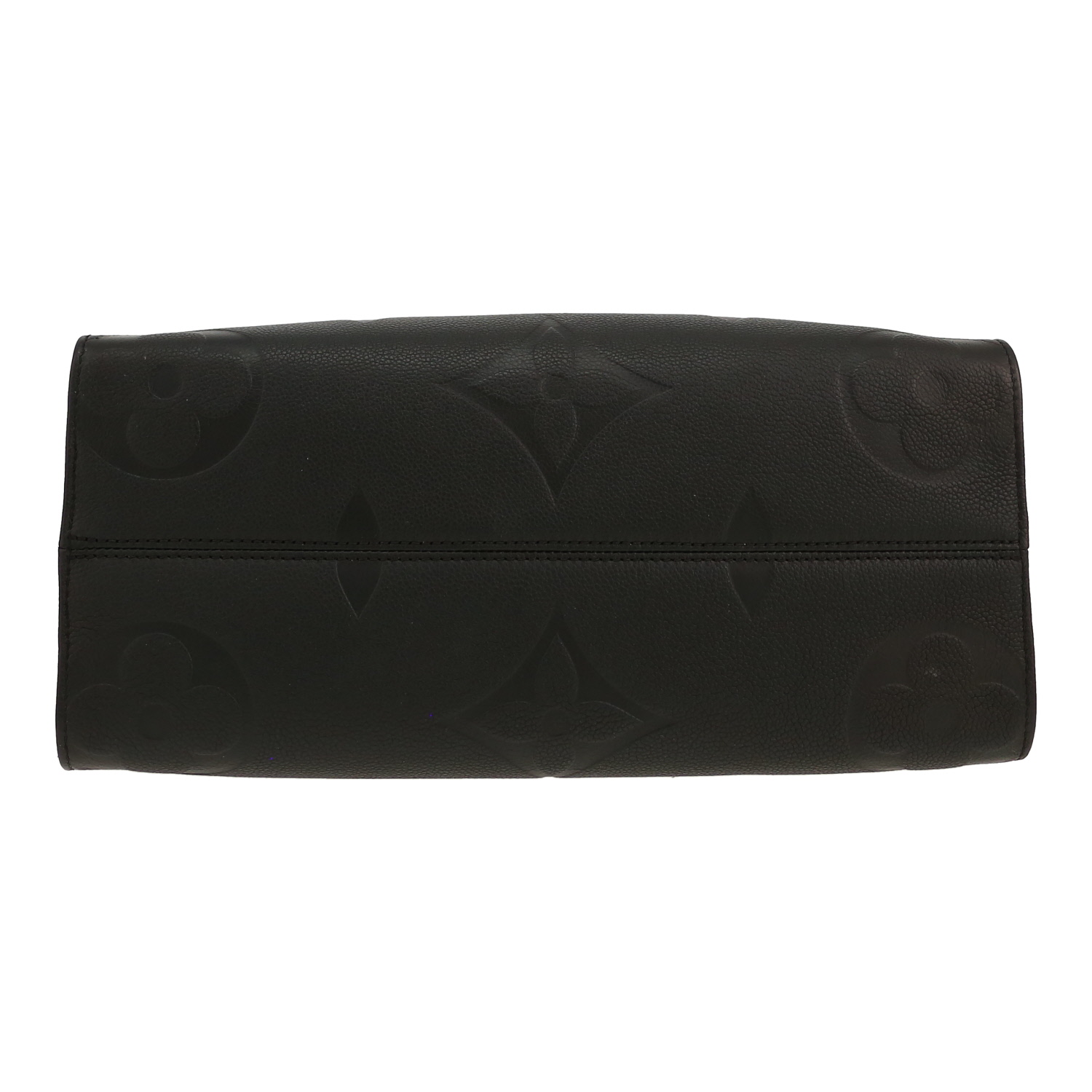 Sac cabas Louis Vuitton  Onthego moyen modèle  en cuir monogram empreinte noir - Detail D1