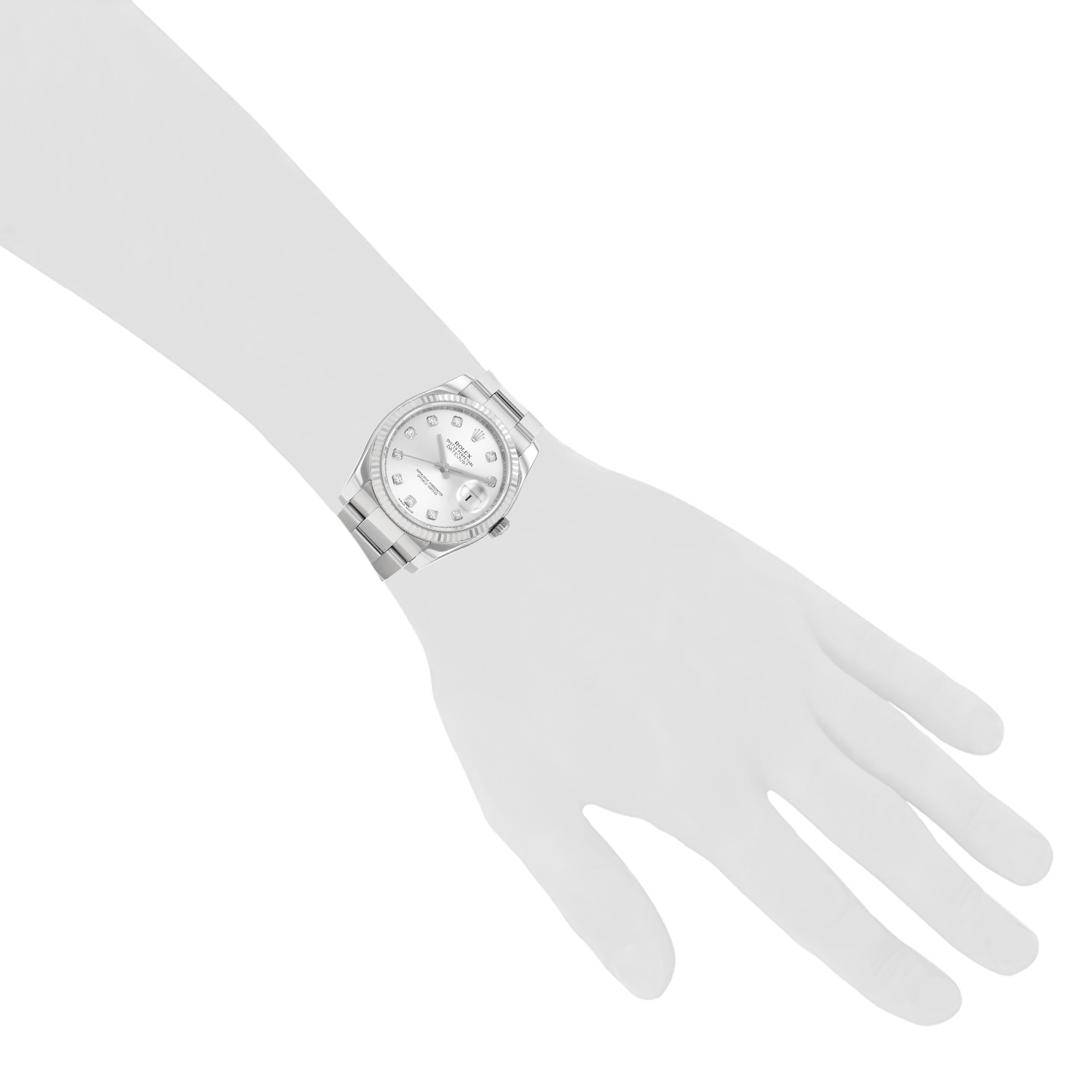 Montre Rolex Datejust en or et acier Ref: Rolex - 116234  Vers 2010 - Detail D1