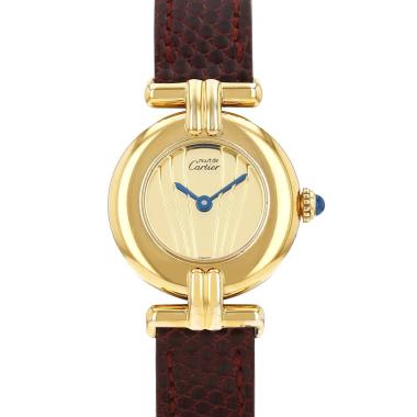 Orologio Cartier Must Colisée in vermeil Ref: Cartier - 590002  Circa 1990