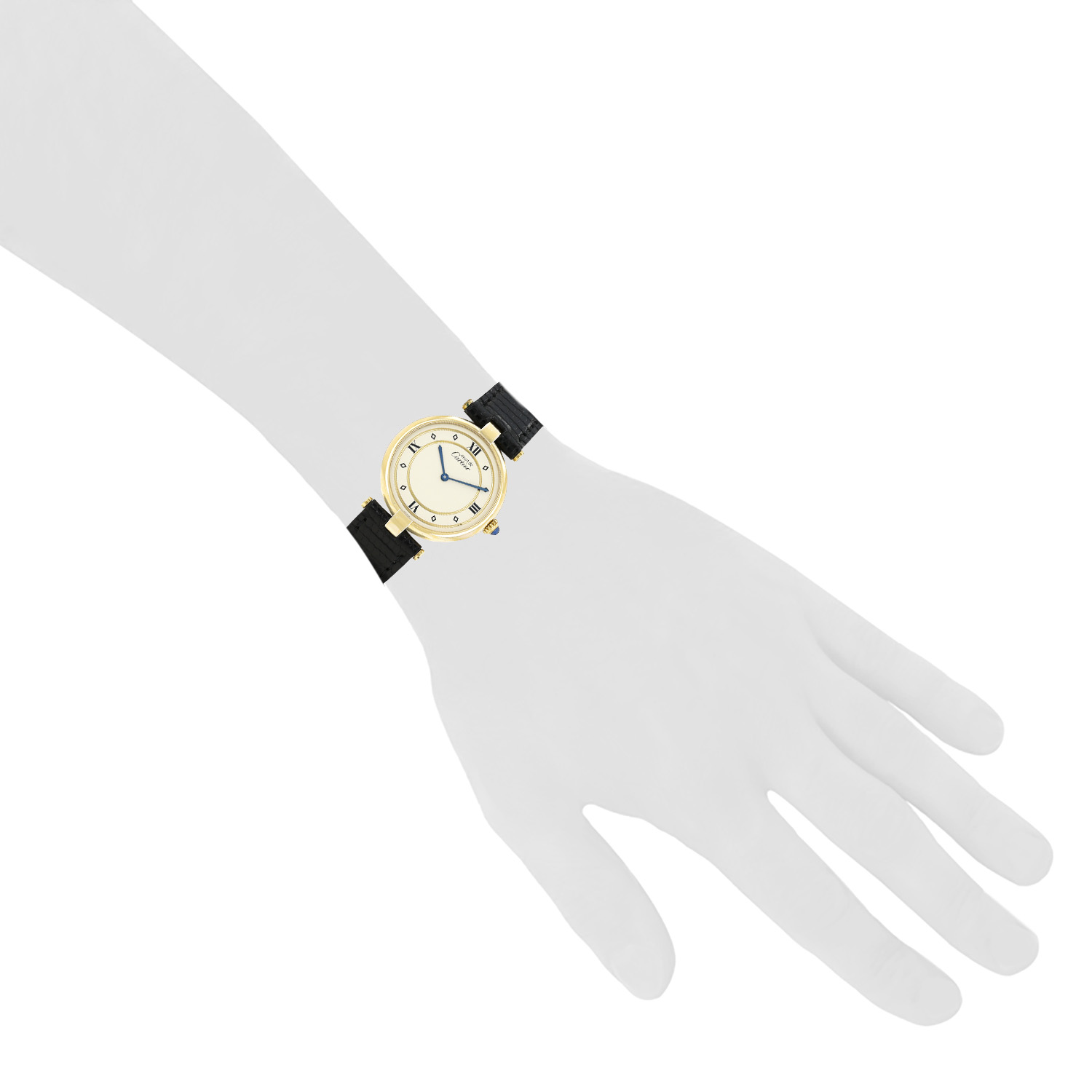 Cartier Must Vendôme  in vermeil Ref: Cartier - 590003  Circa 1990 - Detail D1