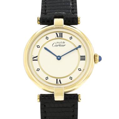 Montre Cartier Must Vendôme en vermeil Ref: Cartier - 590003  Vers 1990