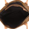 Louis Vuitton  Carry It shopping bag  in brown monogram canvas  and natural leather - Detail D3 thumbnail