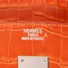 Sac à main Hermès  Birkin 35 cm en crocodile porosus orange - Detail D2 thumbnail