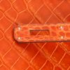Sac à main Hermès  Birkin 35 cm en crocodile porosus orange - Detail D4 thumbnail