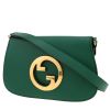 Gucci  Blondie shoulder bag  in green leather - 00pp thumbnail