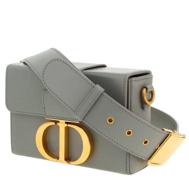 Borsa a tracolla Dior  Box 30 Montaigne in pelle grigia