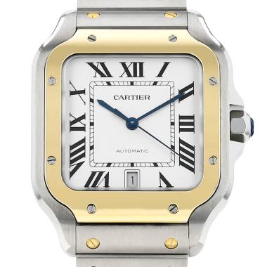 Orologio Cartier Santos in oro e acciaio Ref: Cartier - 4072  Circa 2022