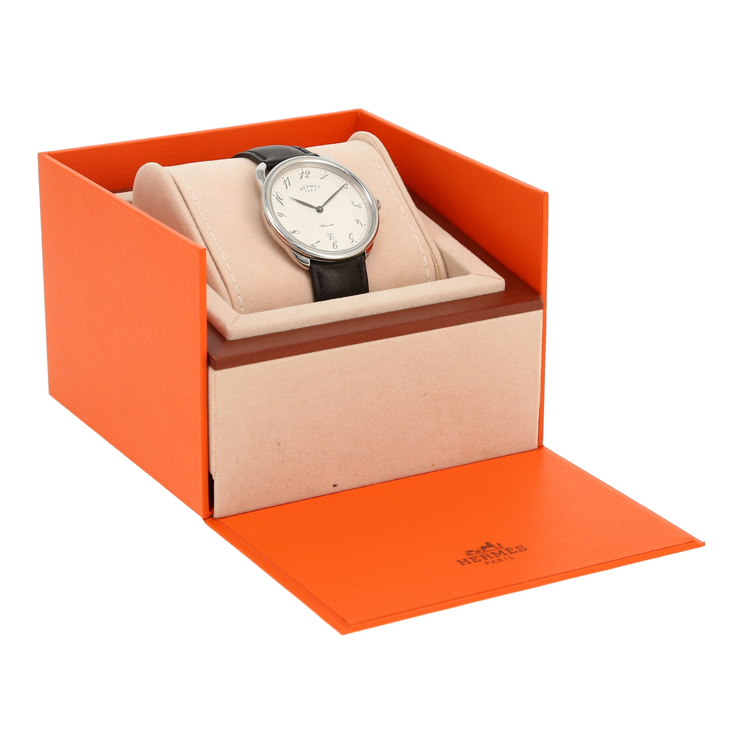 Hermès Arceau  in stainless steel Ref: Hermès - AR8.61aq  Circa 2010 - Detail D2