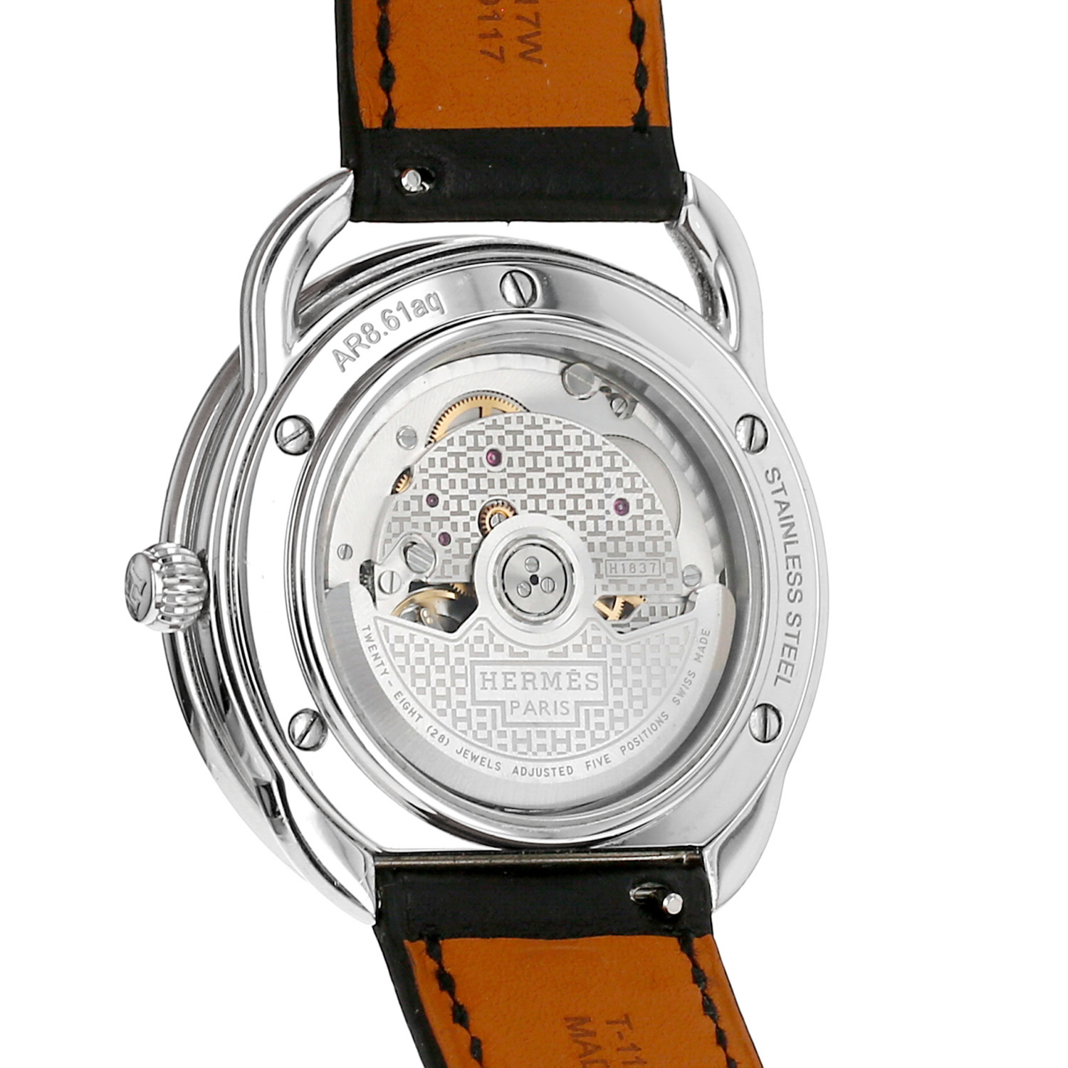 Hermès Arceau  in stainless steel Ref: Hermès - AR8.61aq  Circa 2010 - Detail D3