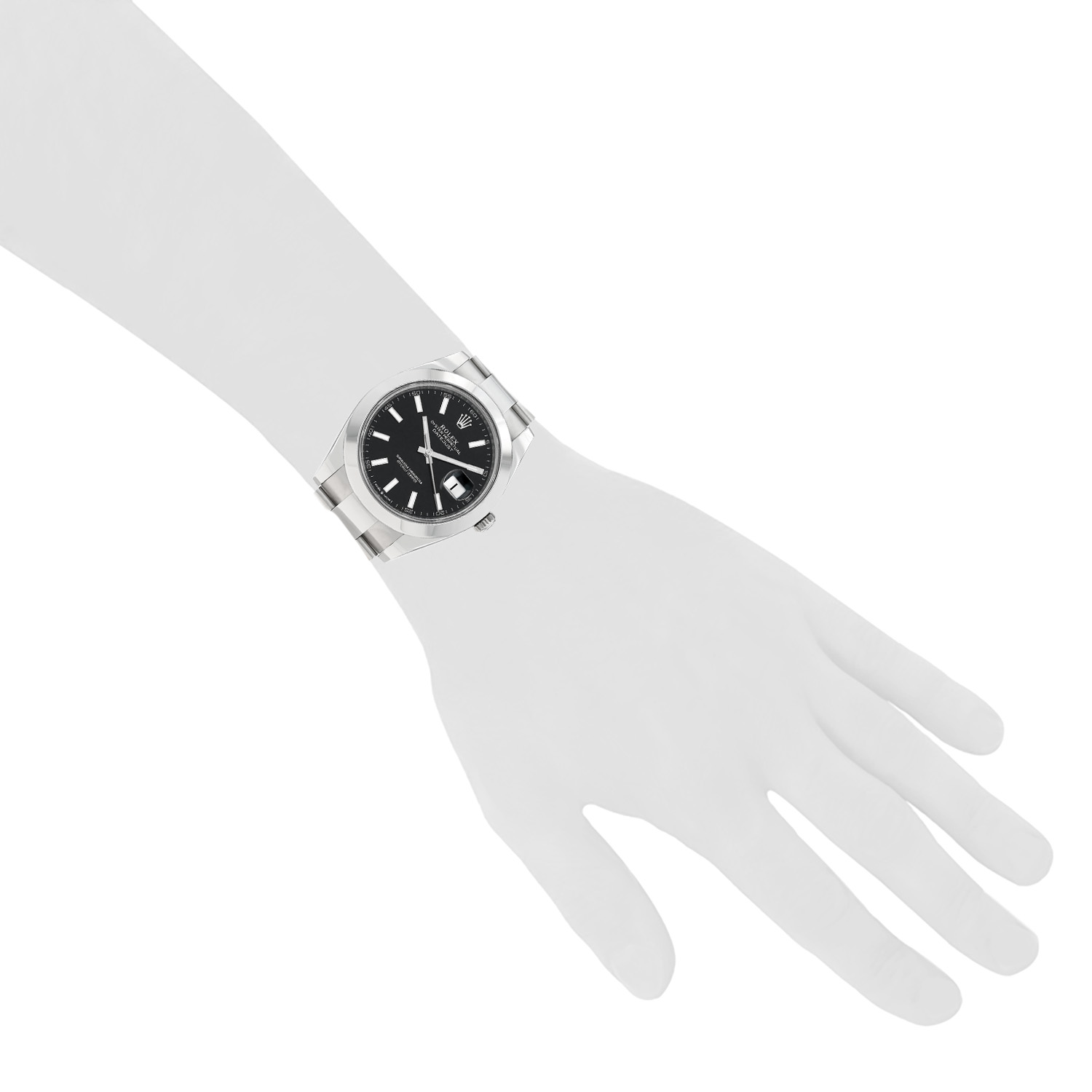 Orologio Rolex Datejust 41 in acciaio e acciaio Ref: Rolex - 126300  Circa 2023 - Detail D1