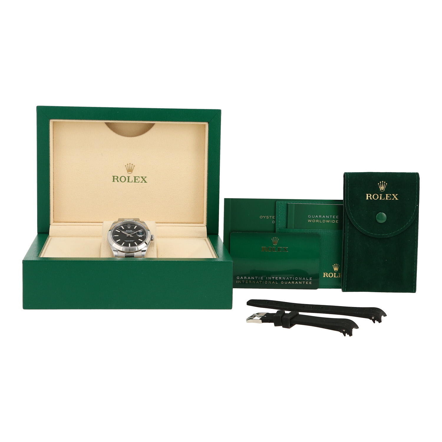 Rolex Datejust 41  in stainless steel and stainless steel Ref: Rolex - 126300  Circa 2023 - Detail D2