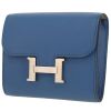 Porte-monnaie Hermès  Constance Wallet en cuir epsom bleu - 00pp thumbnail