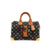 Sac à main Louis Vuitton  Speedy Editions Limitées en toile monogram multicolore et noire et cuir naturel - 360 thumbnail