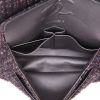Sac à main Chanel  Timeless Classic en tweed bleu-marine et bordeaux - Detail D3 thumbnail