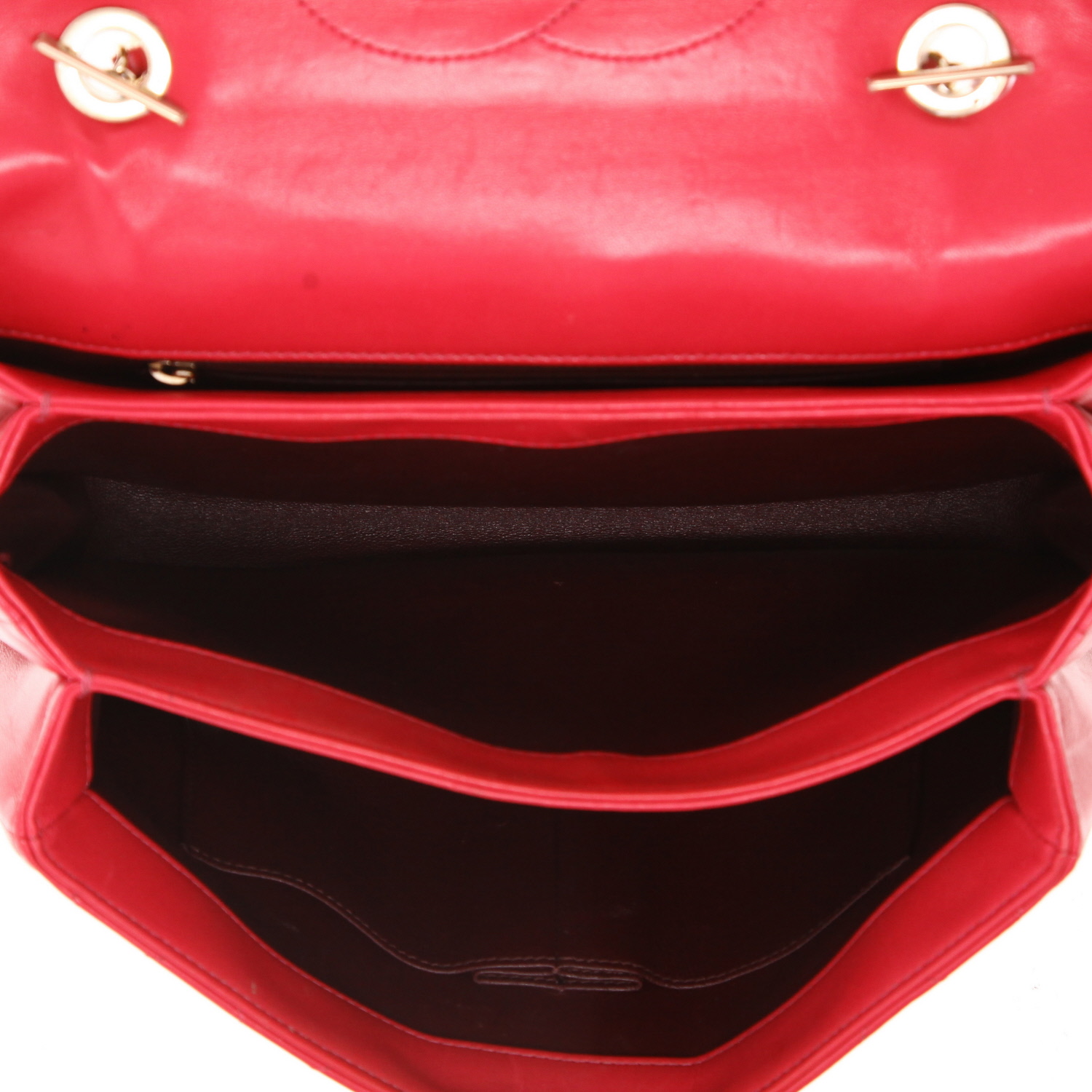 Chanel  Trendy CC shoulder bag  in pink quilted leather - Detail D3