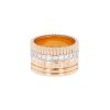 Boucheron Quatre Radiant Edition large model ring in pink gold and diamonds - 00pp thumbnail