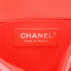 Borsa a tracolla Chanel  Boy piccola  in velluto trapuntato rosa - Detail D2 thumbnail