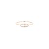 Anello Messika Move Uno in oro rosa e diamanti - 360 thumbnail