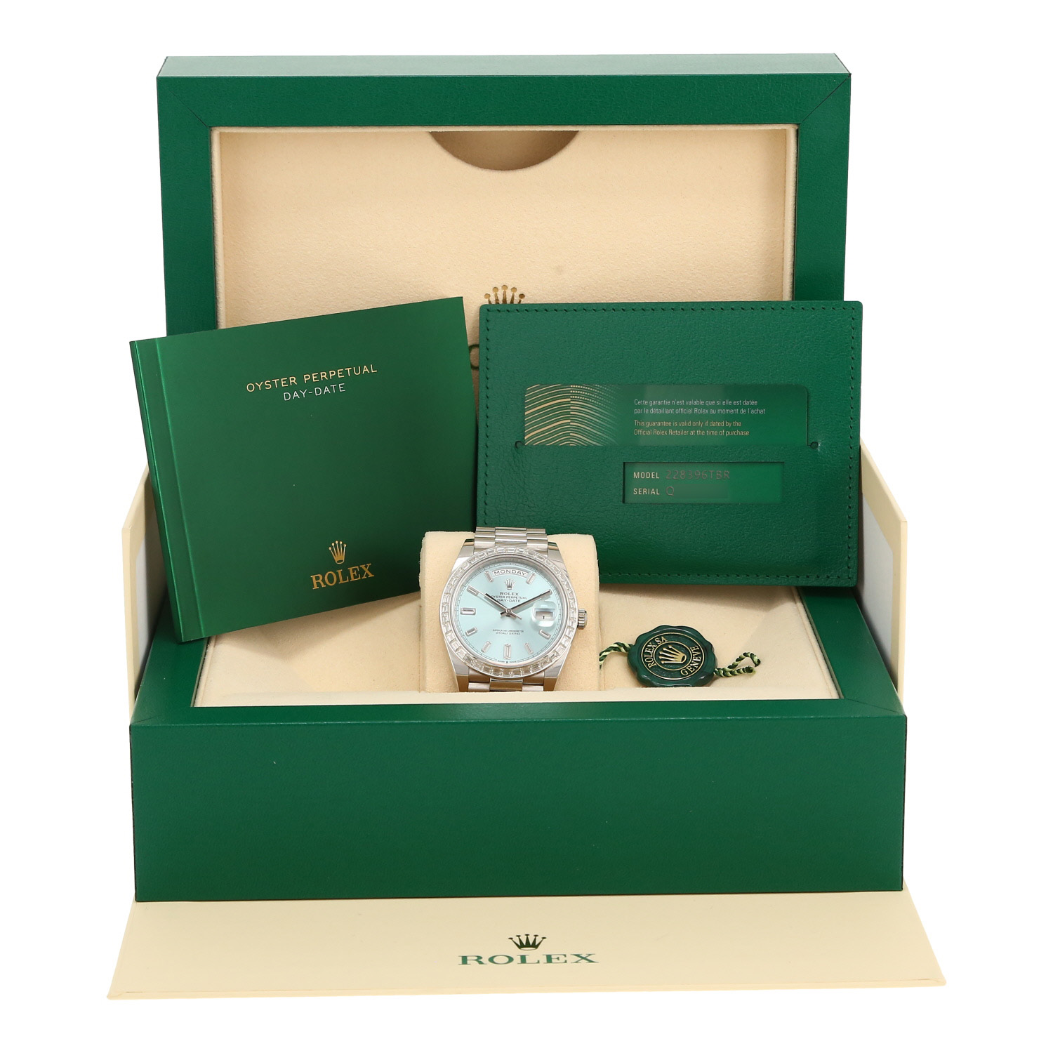 Orologio Rolex Day-Date in platino e diamanti Ref: Rolex - 228396TBR  Circa 2020