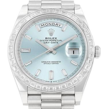 Reloj Rolex Day-Date de platino y diamantes Ref: Rolex - 228396TBR  Circa 2020