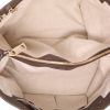 Bolso de mano Gucci  Bamboo en cuero granulado color topo y bambú - Detail D4 thumbnail
