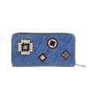 Billetera Louis Vuitton  Zippy en cuero Epi azul - Detail D4 thumbnail