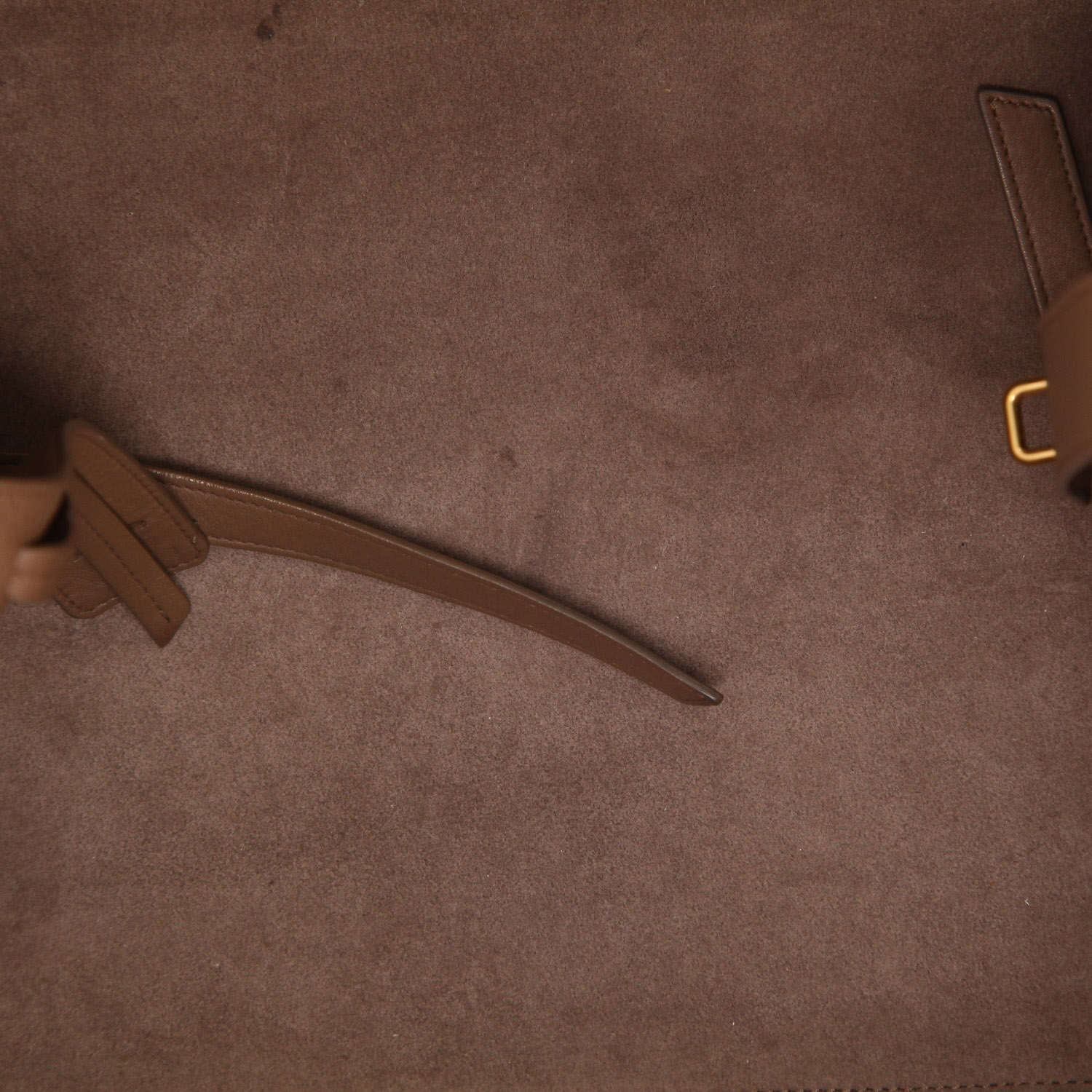 Shopping bag Celine  Phantom in pelle beige - Detail D3