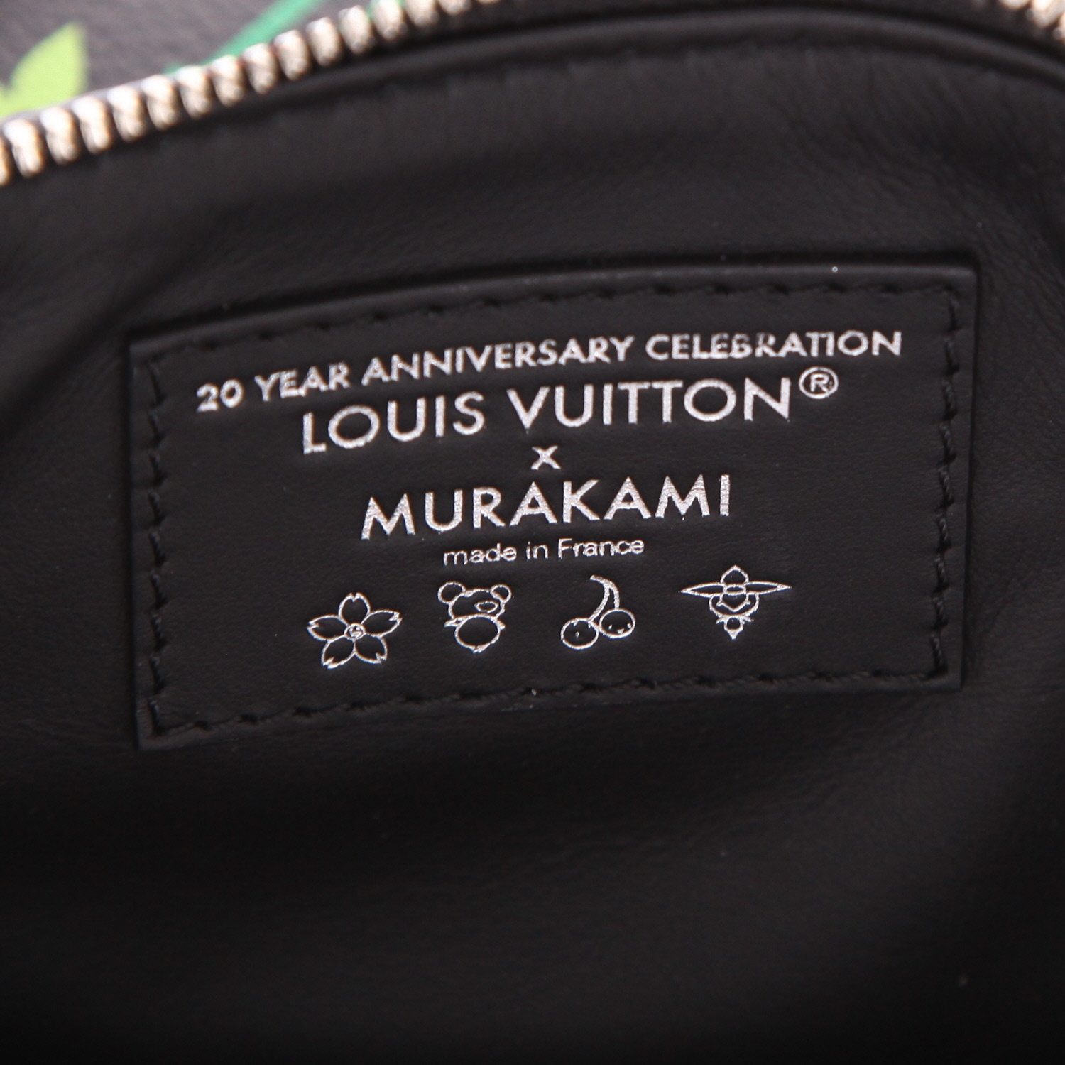 Bolso de mano Louis Vuitton  Speedy 30 en lona Monogram multicolor negra y cuero negro - Detail D2