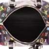 Bolso de mano Louis Vuitton  Speedy 30 en lona Monogram multicolor negra y cuero negro - Detail D3 thumbnail