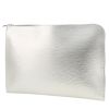 Pochette Louis Vuitton  Pochette Jour en cuir épi argenté - 00pp thumbnail