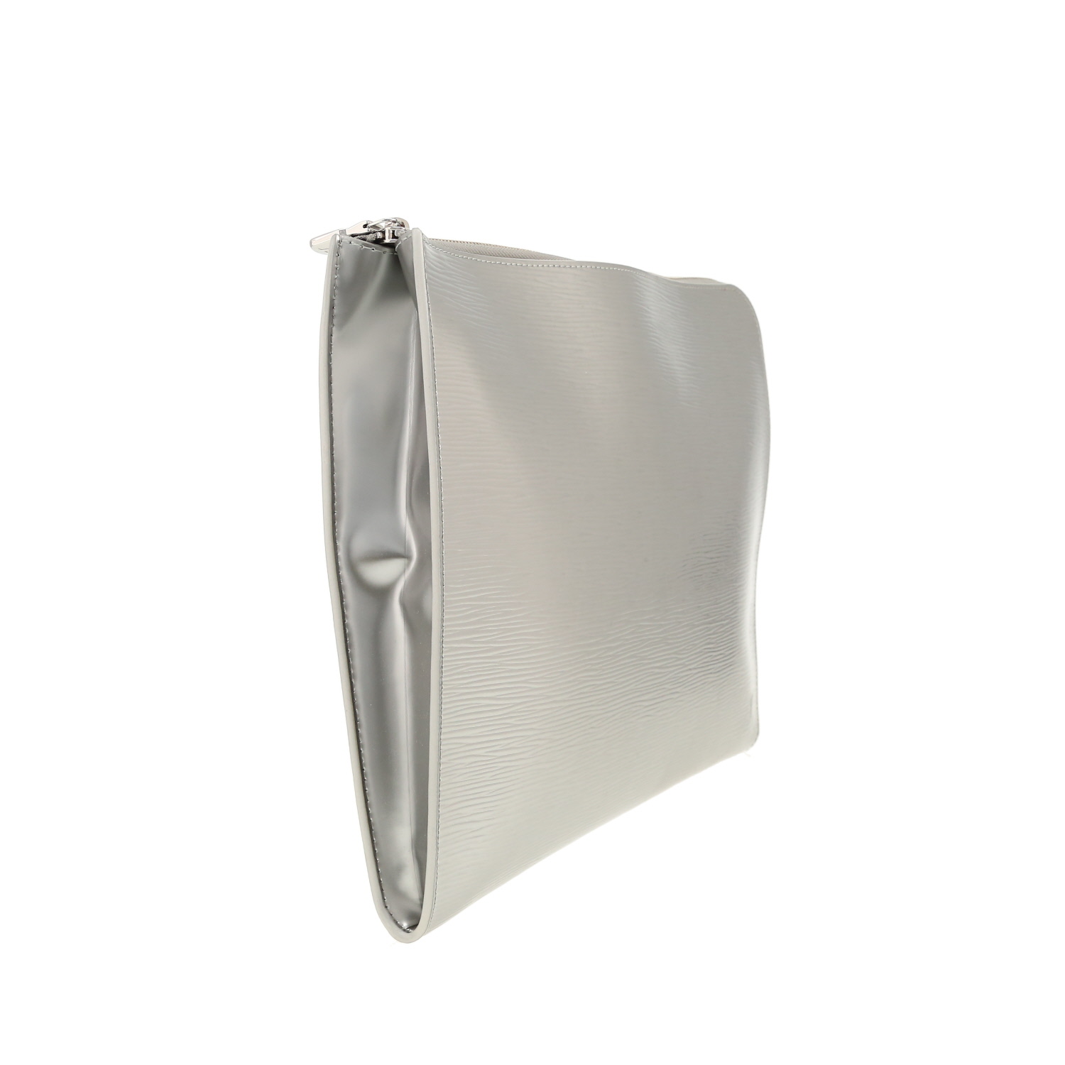 Louis Vuitton Pochette Jour pouch in silver epi leather - Detail D5