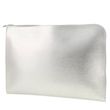 Pochette Louis Vuitton  Pochette Jour en cuir épi argenté