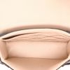 Porte-clef Louis Vuitton  Trunk en toile monogram Reverso marron et cuir noir - Detail D3 thumbnail