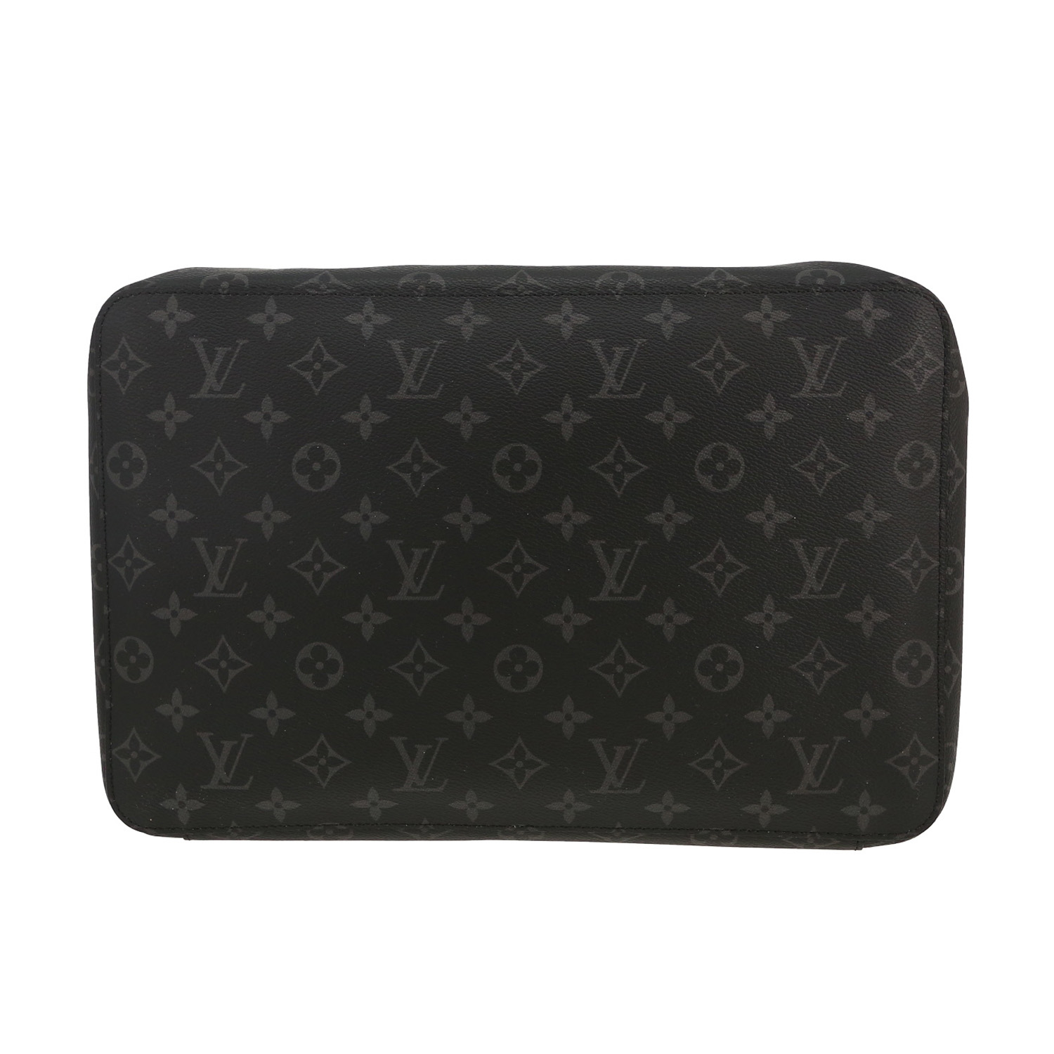 Pochette Louis Vuitton   en toile monogram grise - Detail D1