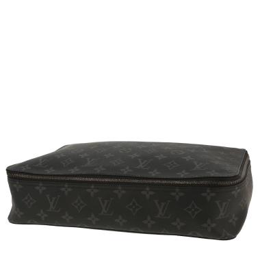 Bolsito de mano Louis Vuitton   en lona Monogram gris